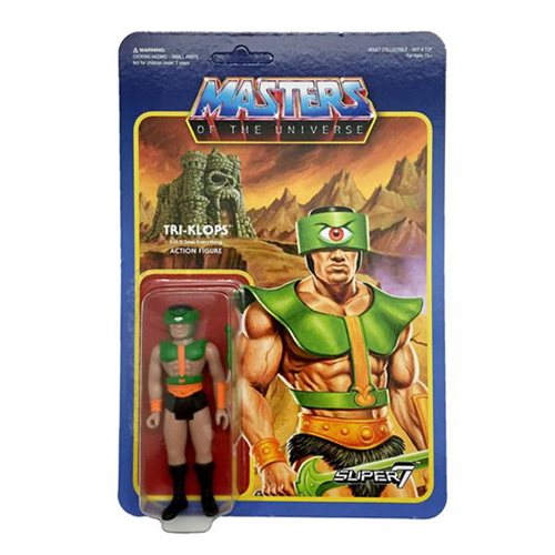Masters of the Universe Tri Klops 3 3/4-inch Retro Action Figure